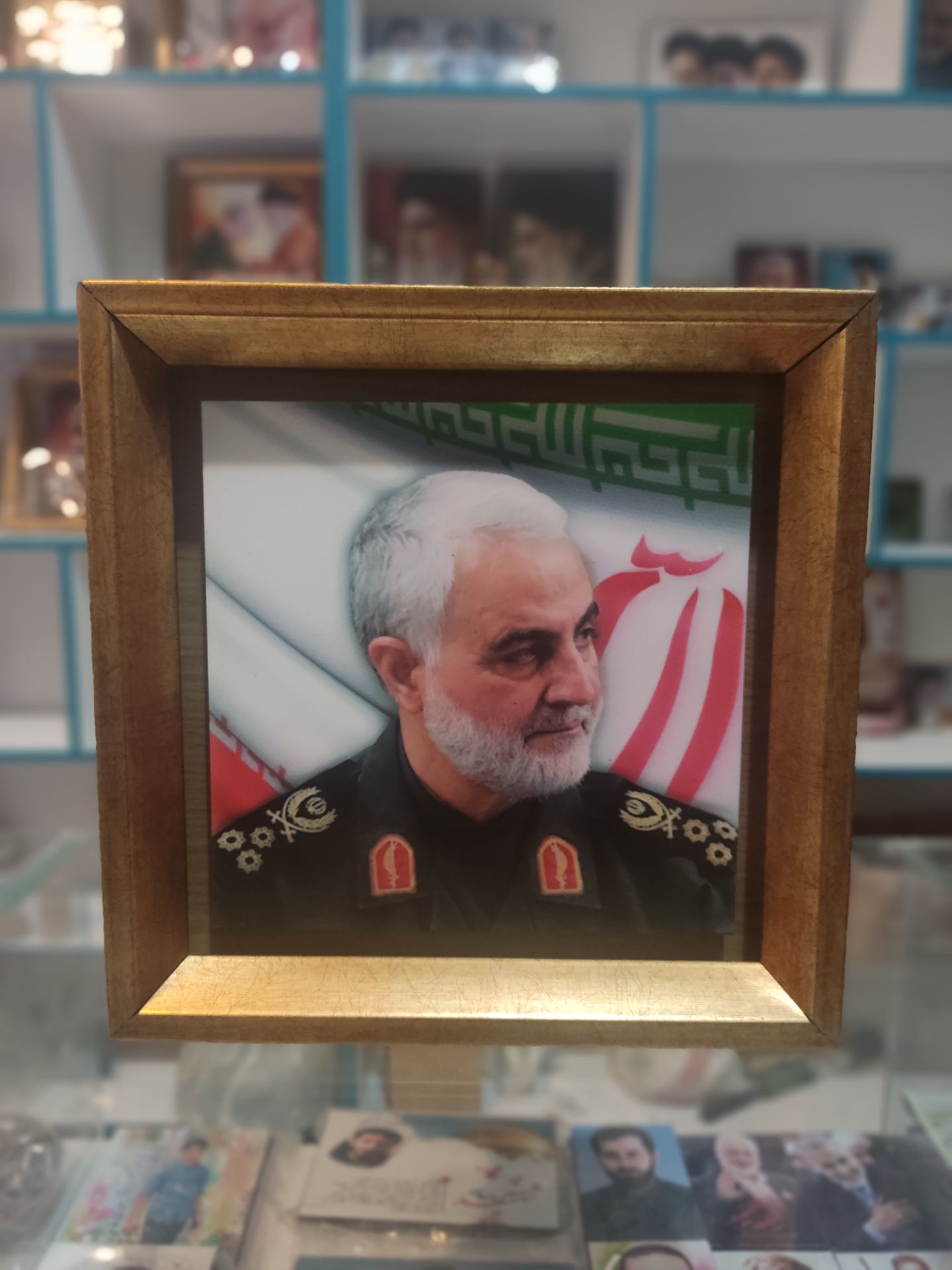 تابلو کاشی شهید حاج قاسم سلیمانی مدل S03