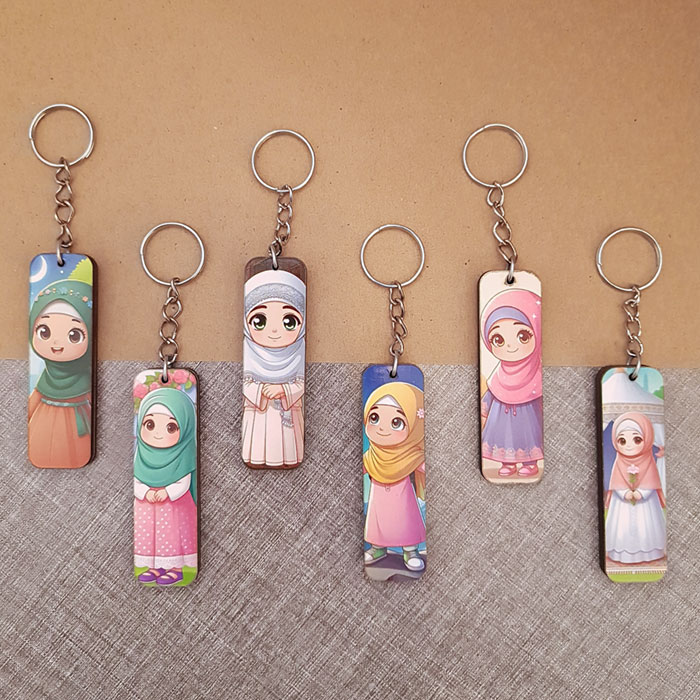 جاکلیدی نشانگر چوبی دخترانه