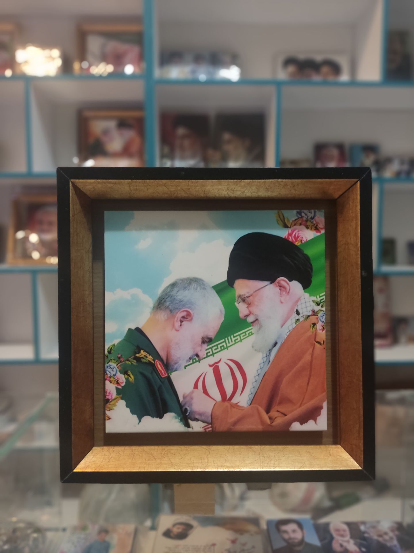 تابلو کاشی شهید حاج قاسم سلیمانی مدل S02