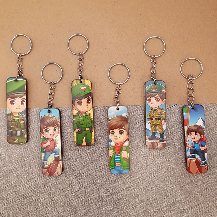 جاکلیدی نشانگر چوبی پسرانه