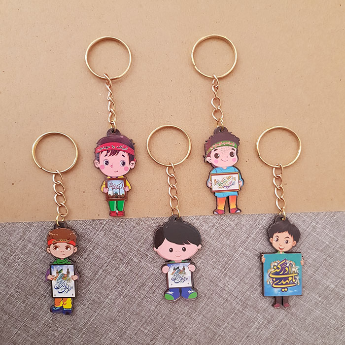 جاکلیدی پیکسل چوبی پسرانه