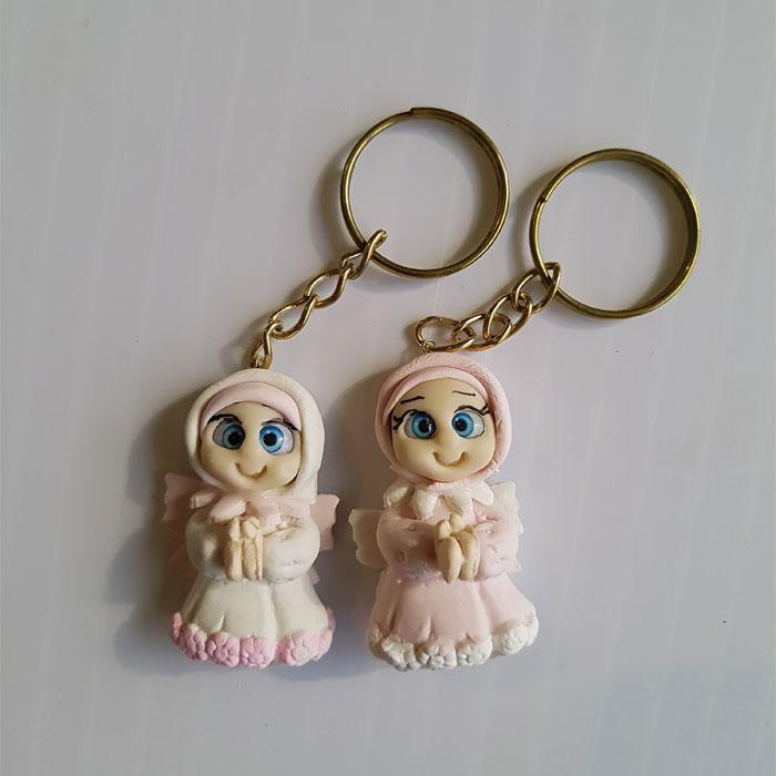 جاکلیدی عروسکی طرح فرشته کوچولو